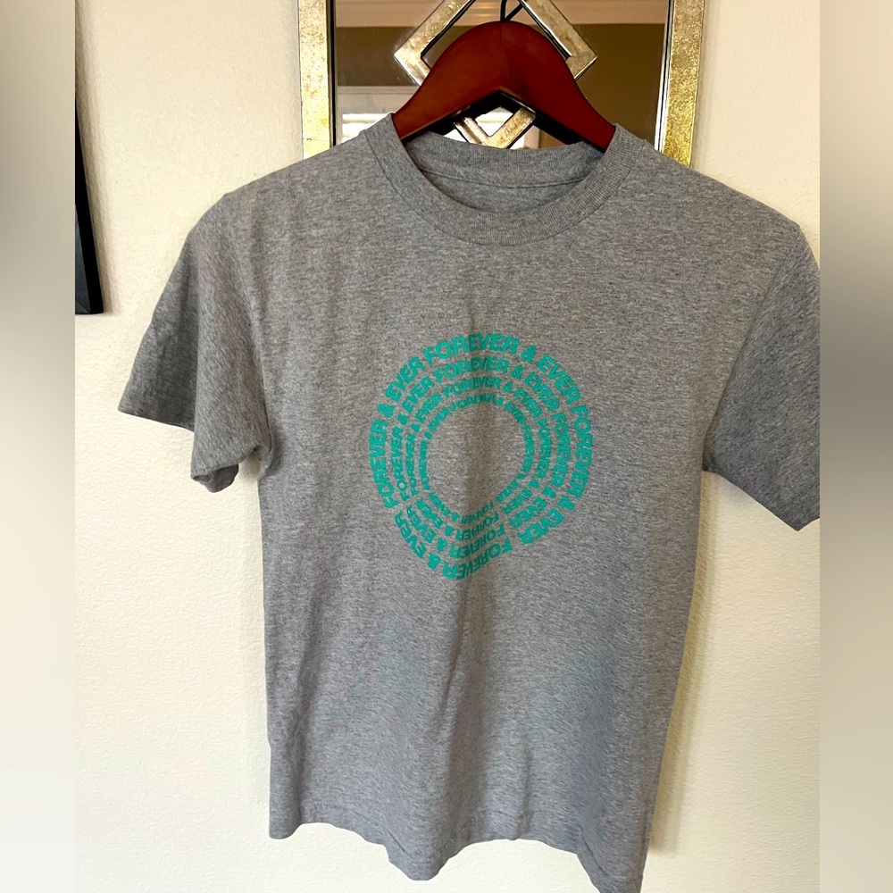 Anti Social Social Club grey tshirt with light green design and logo.